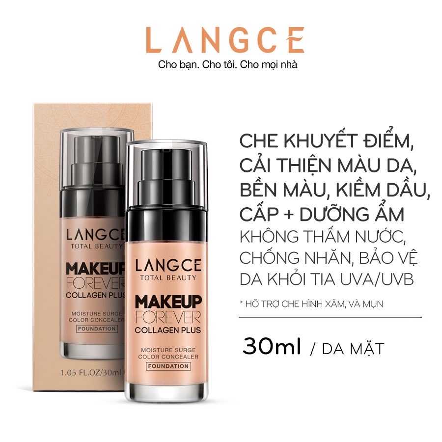 KEM NỀN TRANG ĐIỂM - KIỂM SOÁT DẦU 30ml LANGCE