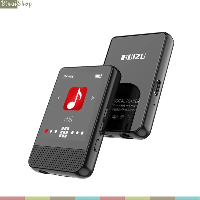 Ruizu M16 - Máy Nghe Nhạc HiFi, Bluetooth 5.0, Loa Ngoài, Lặp Đoạn A-B - Hàng chính hãng