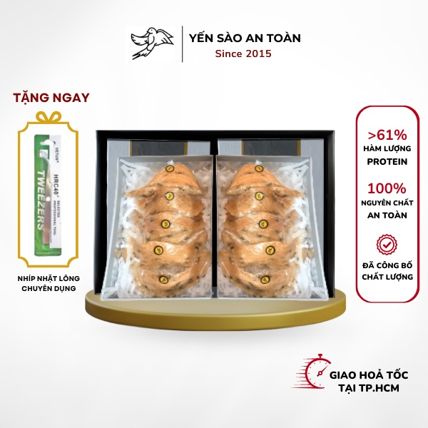 Hồng Yến thô còn lông thượng hạng nguyên chất từ tổ yến Khánh Hòa Yến Sào An Toàn
