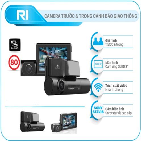 Camera Hành Trình Ô Tô, Xe Hơi VIETMAP R1 - Cảm Ứng, Cảnh Báo Tốc Độ, Ghi Hình Trước Và Trong Xe