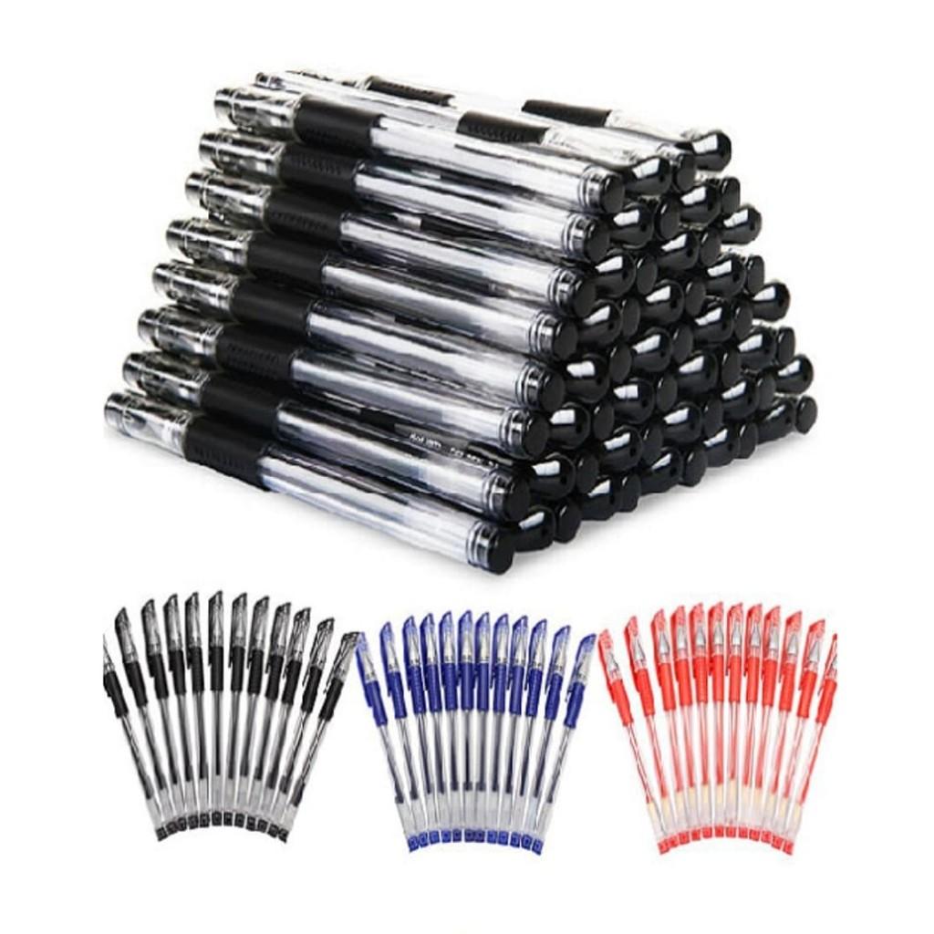 Set 3 cây viết gel mực trơn