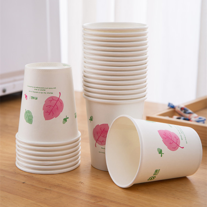 Set 50 Cốc Giấy Dùng 1 Lần, Ly Giấy Uống Nước 250ml An Toàn Vệ Sinh
