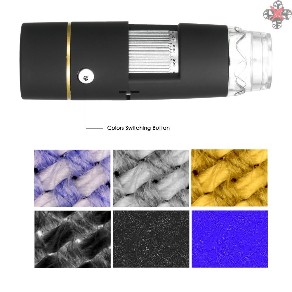 Kính Hiển Vi Điện Tử Độ Phóng Đại 1000x Với 8 Đèn Led Kết Nối Usb
