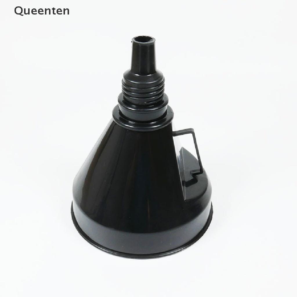 Queenten Universal Oiler Filter Funnel Car Truck Motorcycle With Spout Pipe Pour Diesel QT