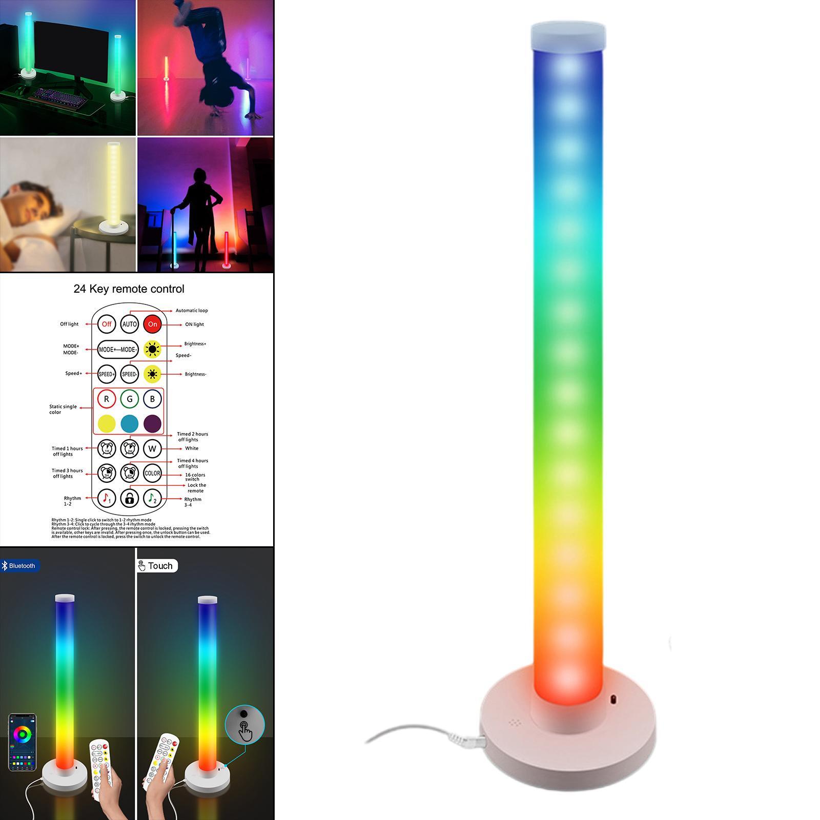 Voice-Activated Atmosphere Light Audio  Light Waterproof for Home Bluetooth APP