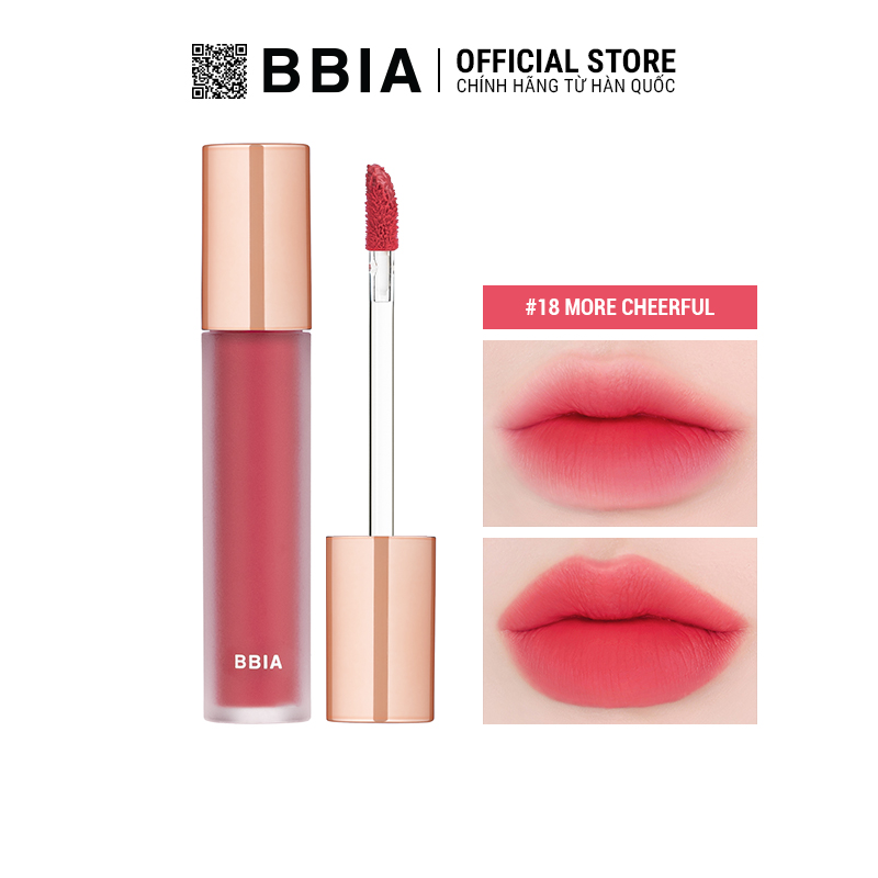 Bbia Last Velvet Tint - V Edition - Version 4 5 Màu 5G Bbia Official Store - V18 More Cheerful