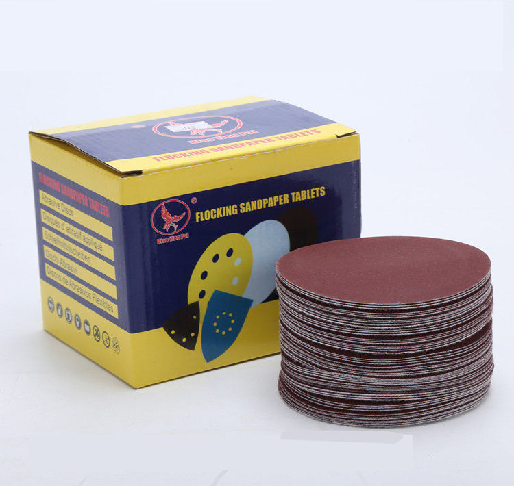 Bộ 12 giấy chà nhám mài bóng, đánh bóng tròn 4 inch
