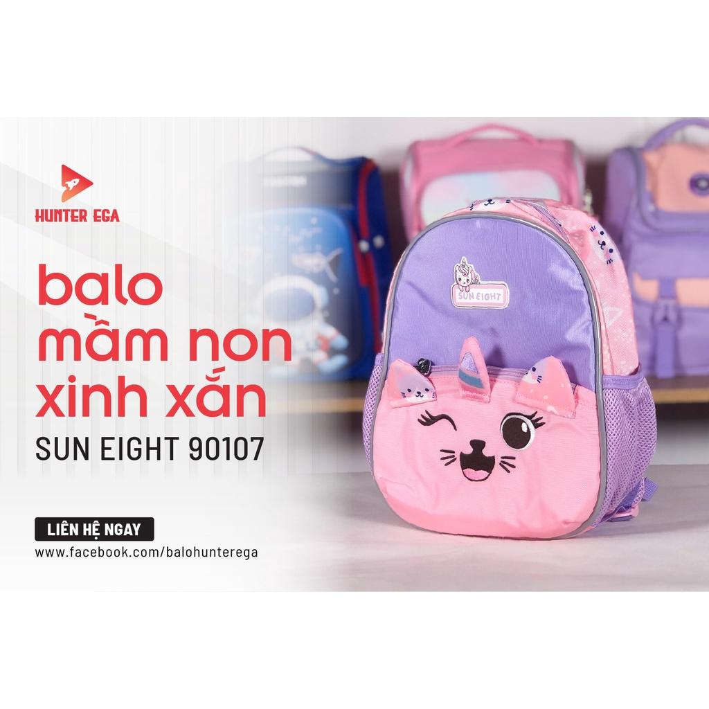 Balo Mầm Non Bé Trai Bé Gái Họa Tiết Các Con Vật Dễ Thương Mã SUN EIGHT 90107