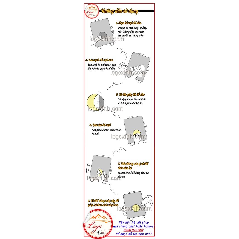 LOGO TEM STICKER CỬA LUÔN KHÓA - KEEP DOOR ALWAYS LOCKED
