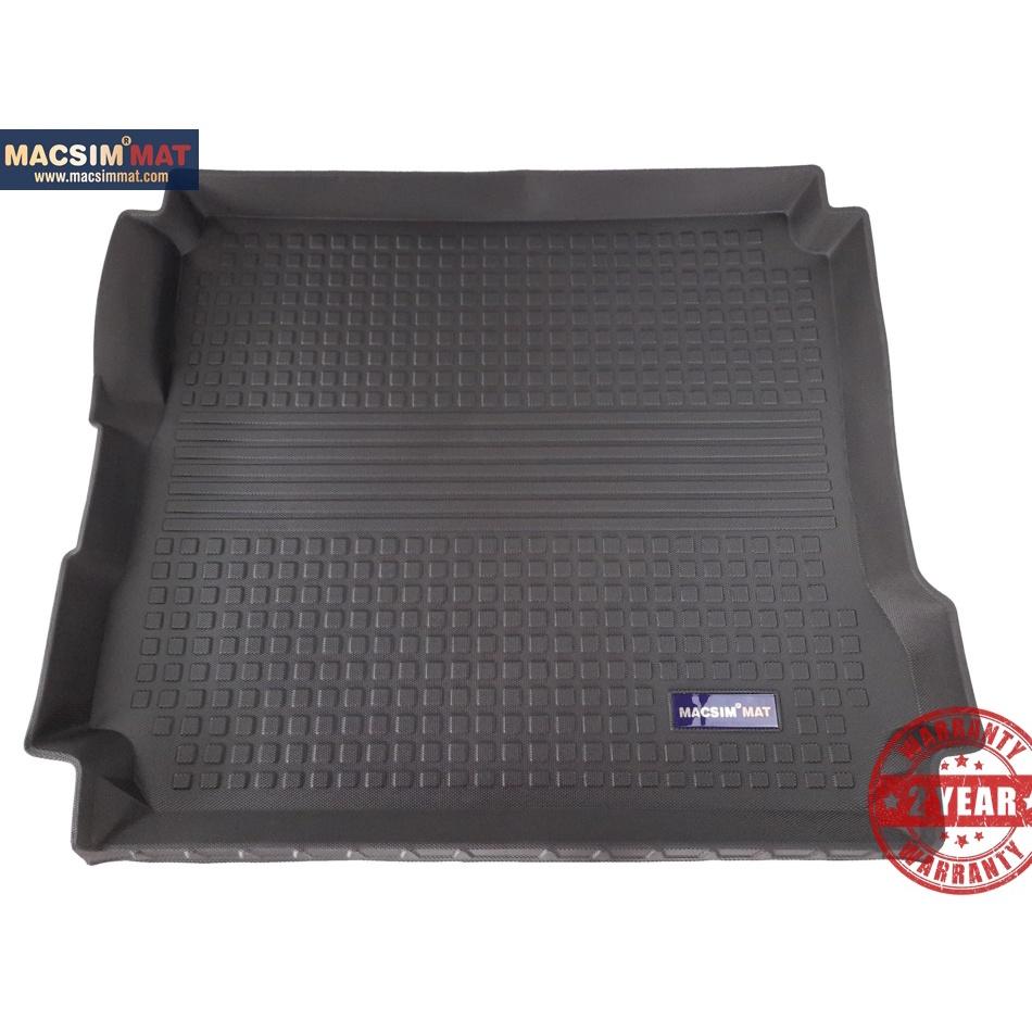 Thảm lót cốp xe ô tô LANDROVER Discovery 4 nhãn hiệu Macsim chất liệu TPV cao cấp màu đen