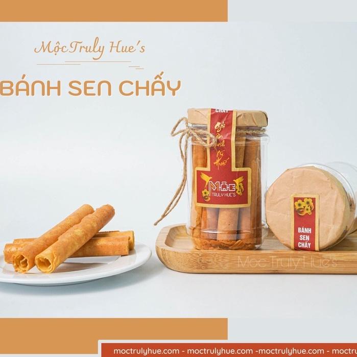 BÁNH SEN CHẤY CUỘN LÒ THAN HOA ]- ĐẶC SẢN TRUYỀN THỐNG HUẾ [VSATTP]