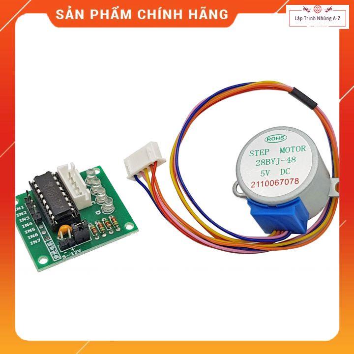 [117] Động Cơ Bước 5V 28BYJ-48 + Mạch Điều Khiển ULN2003