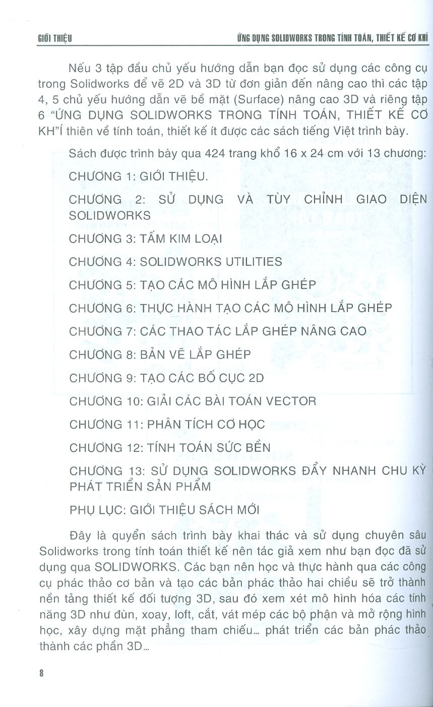 Ứng Dụng Solidworks Trong Tính Toán Thiết Kế Cơ Khí - Solidworks Dành Cho Người Chuyên Nghiệp