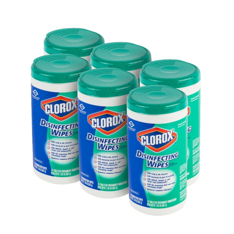 Khăn Lau Diệt Khuẩn Clorox Fresh Scent (Diệt 99.9% Virus và Vi khuẩn gây bệnh) - Nhập khẩu Mỹ 35 Miếng