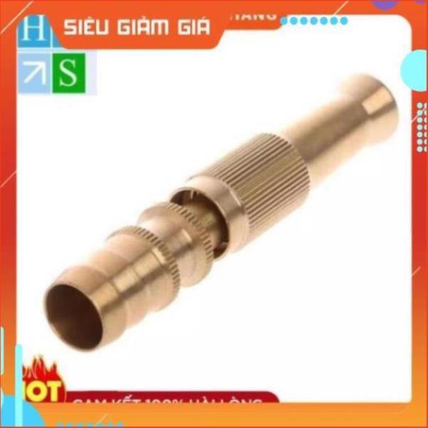 Đầu vòi xịt tăng áp bằng đồng, Vòi rửa xe hơi, rửa sân, tưới cây, làm vườn, Vòi xịt điều chỉnh được áp lực nước 206587