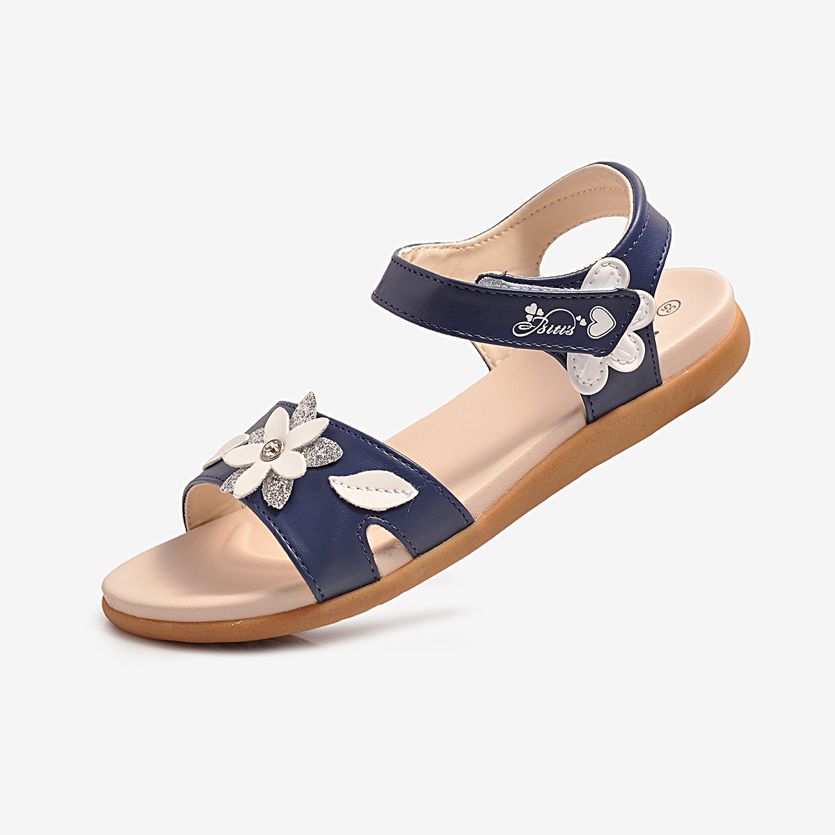 Sandal Si Cao Su Bé Gái Biti's BRG000200XNH (Xanh Nhớt)