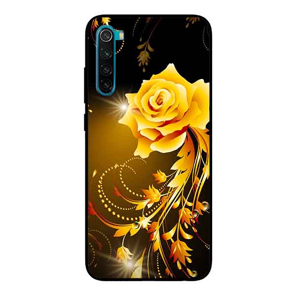 Ốp Lưng in cho Xiaomi Redmi Note 8 Mẫu Hoa Hồng 4 - Hàng Chính Hãng