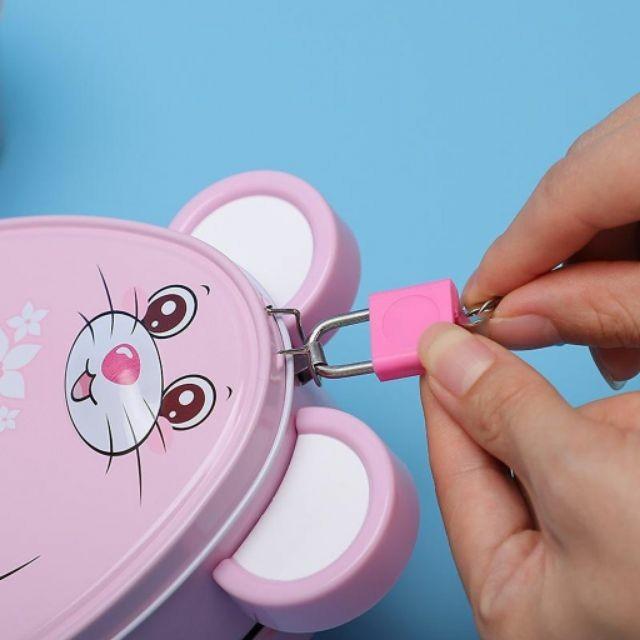 PVN17853 Két Sắt Cho Bé Đựng Tiền Mini Hình Chuột T2