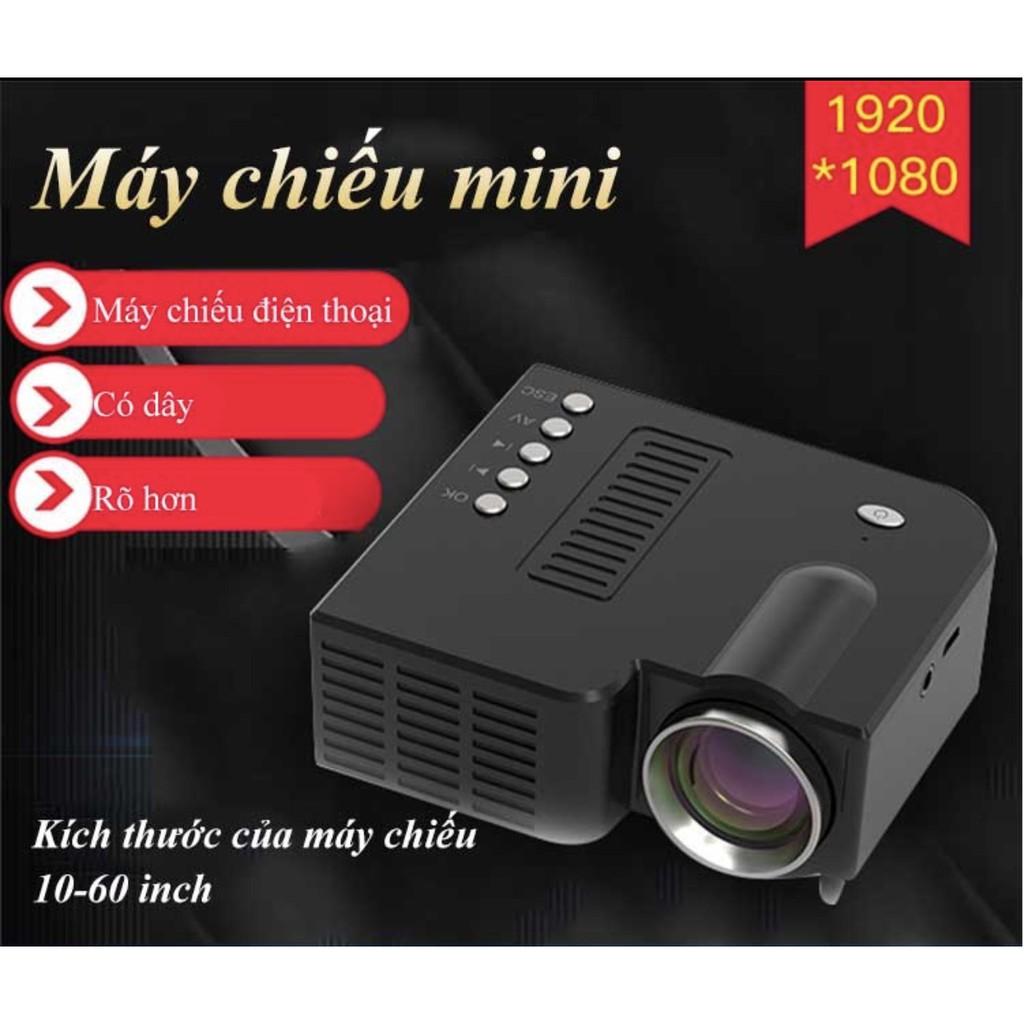 Máy Chiếu LED mini projector tiên tiến mini bỏ túi thế hệ mới 2020