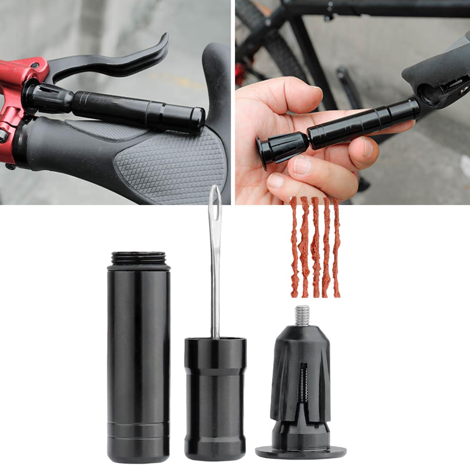 Tubeless Tire Repair Kit Handlebar Insert Tool Set for Mountain Bike