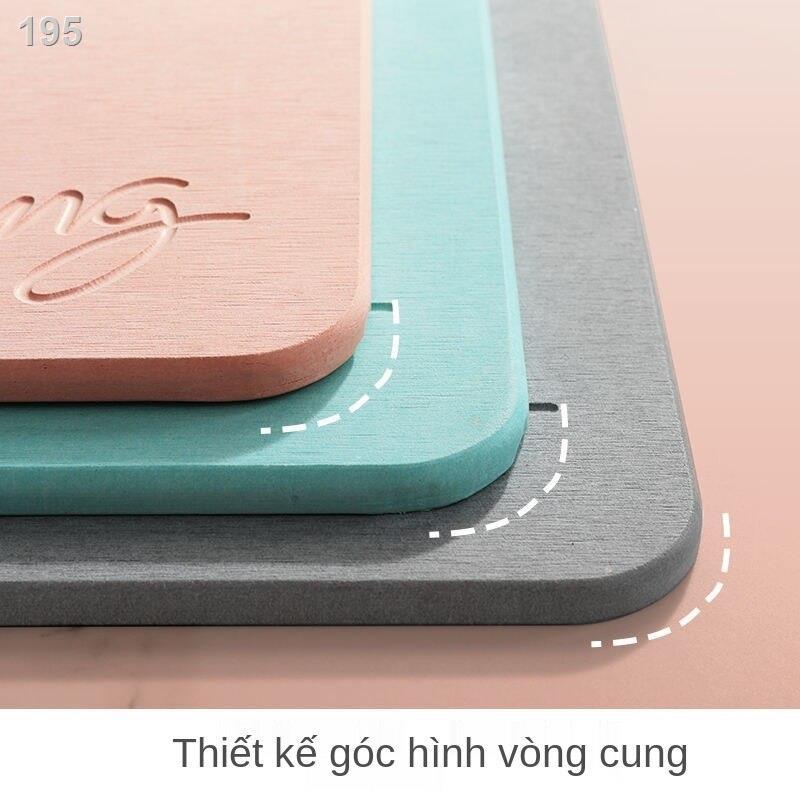Dajiang sàn thảm diatom bùn hộ gia đình phòng tắm chống trượt thấm nước chịu bụi bẩn và mài mòn mềm mại
