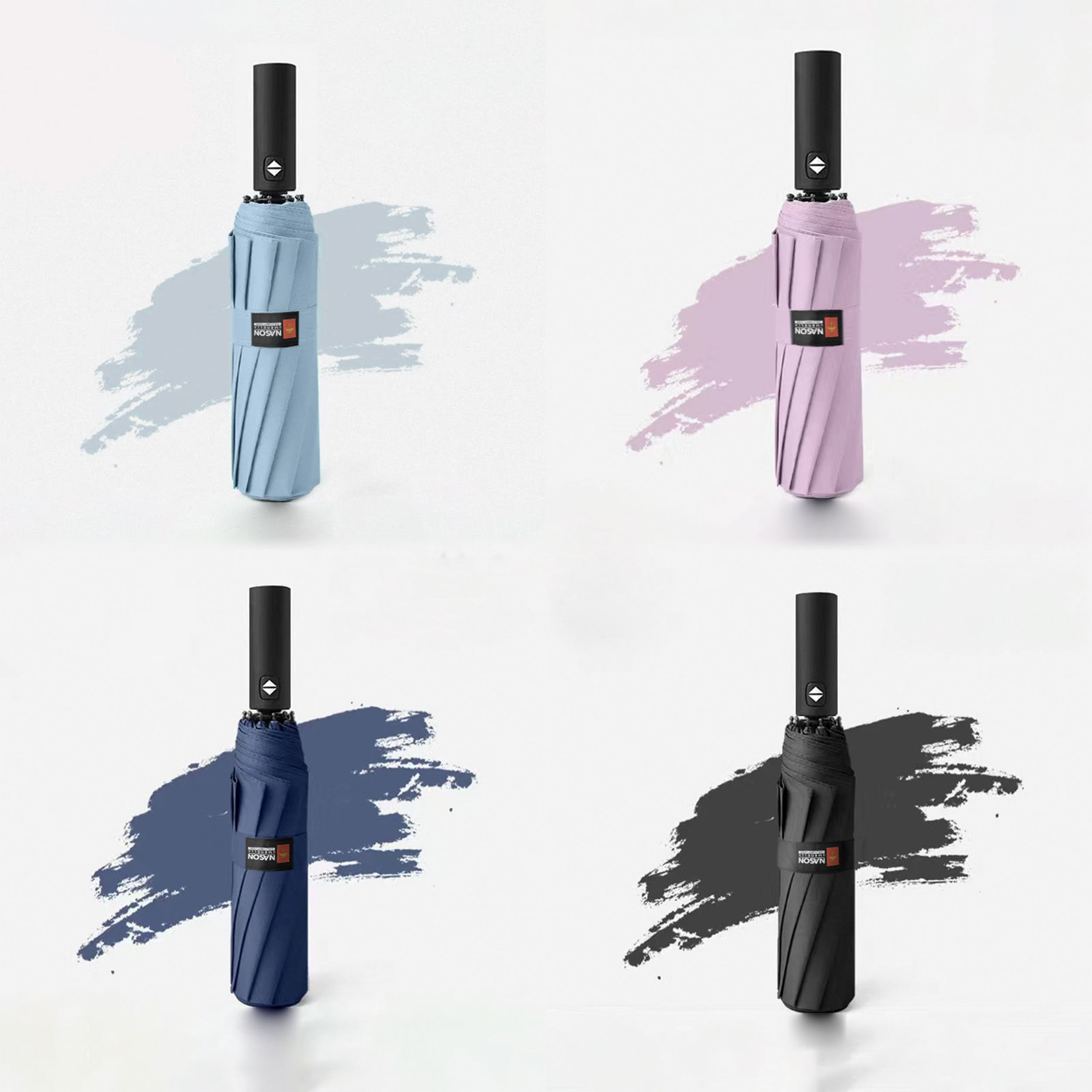 Ô dù che mưa che nắng chống UV Basic Nason Umbrella 8 nan đóng mở tự động gấp nhỏ gọn cầm tay