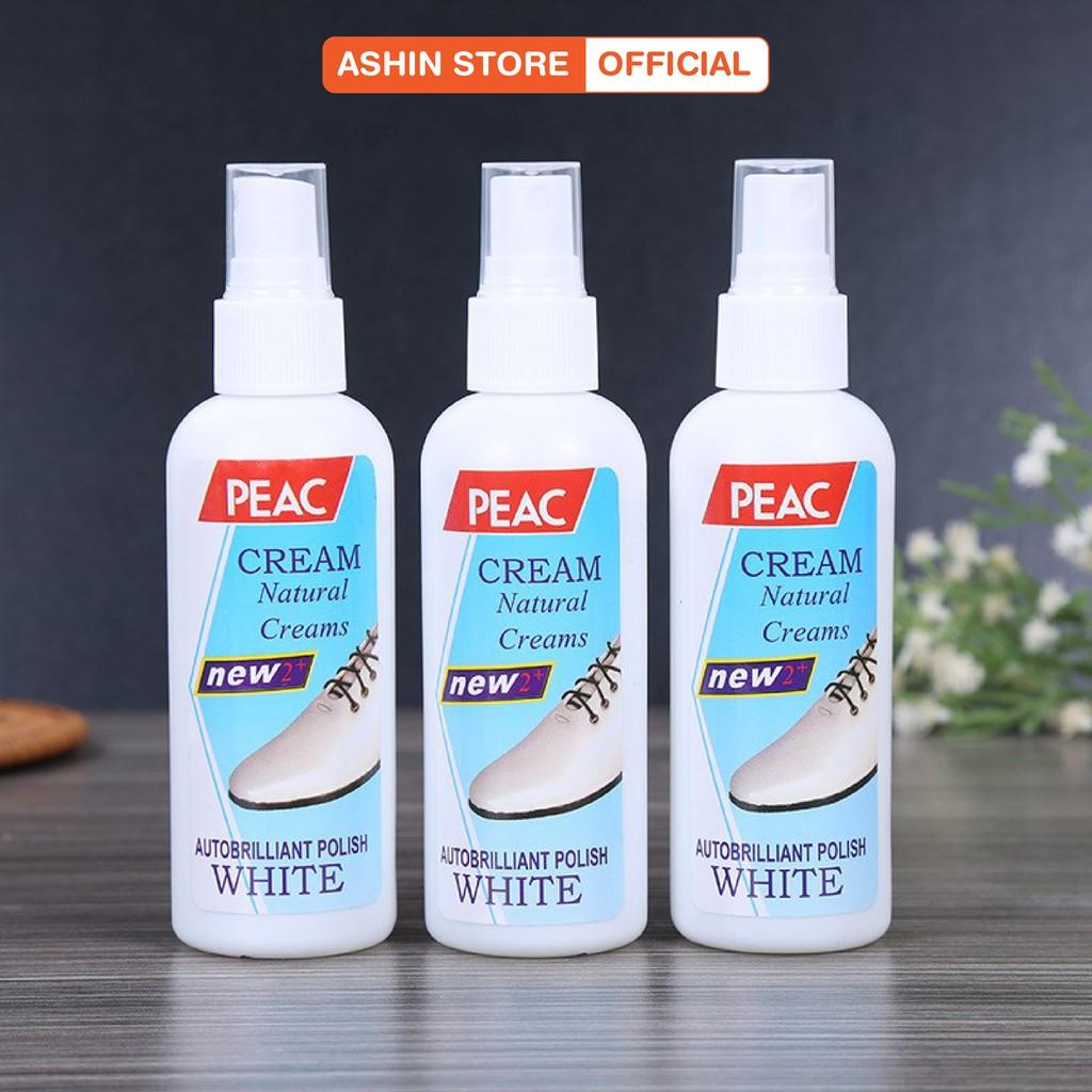 Chai Xịt Lau Giày Plac Có Đầu Cọ Giày Túi Ví Siêu Sạch
