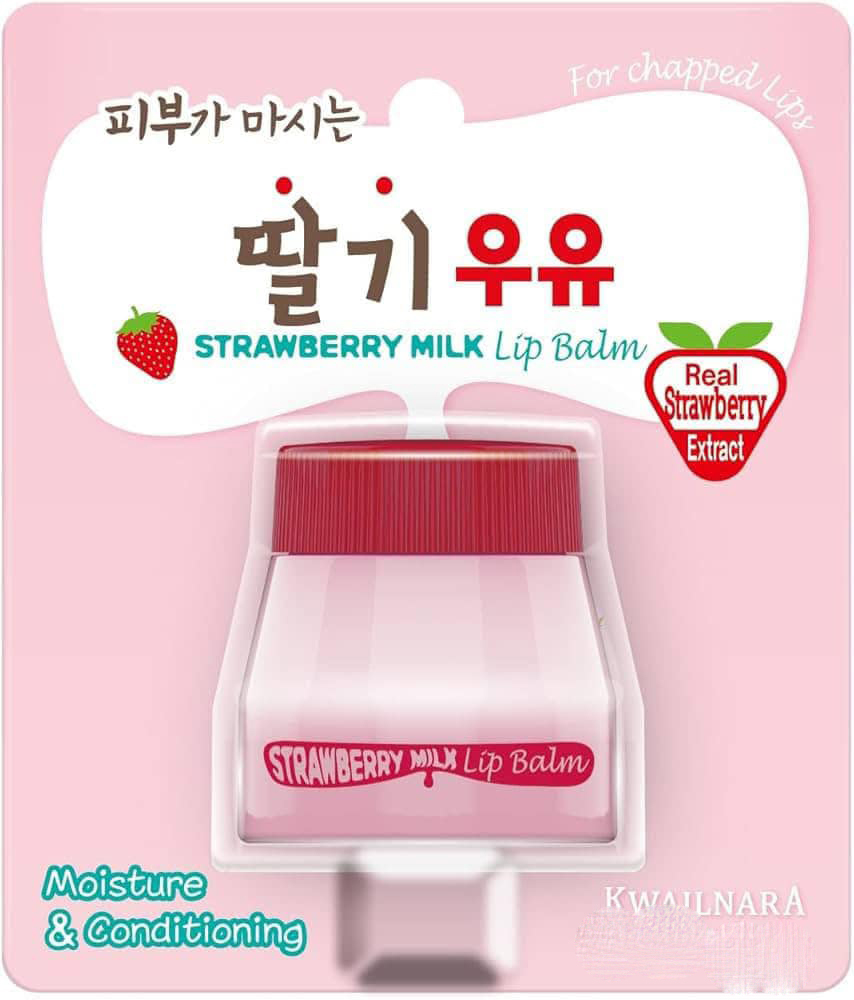 Son dưỡng môi căng mọng dưỡng ẩm Kwailnara Milk Lip Balm Hàn Quốc 10ml