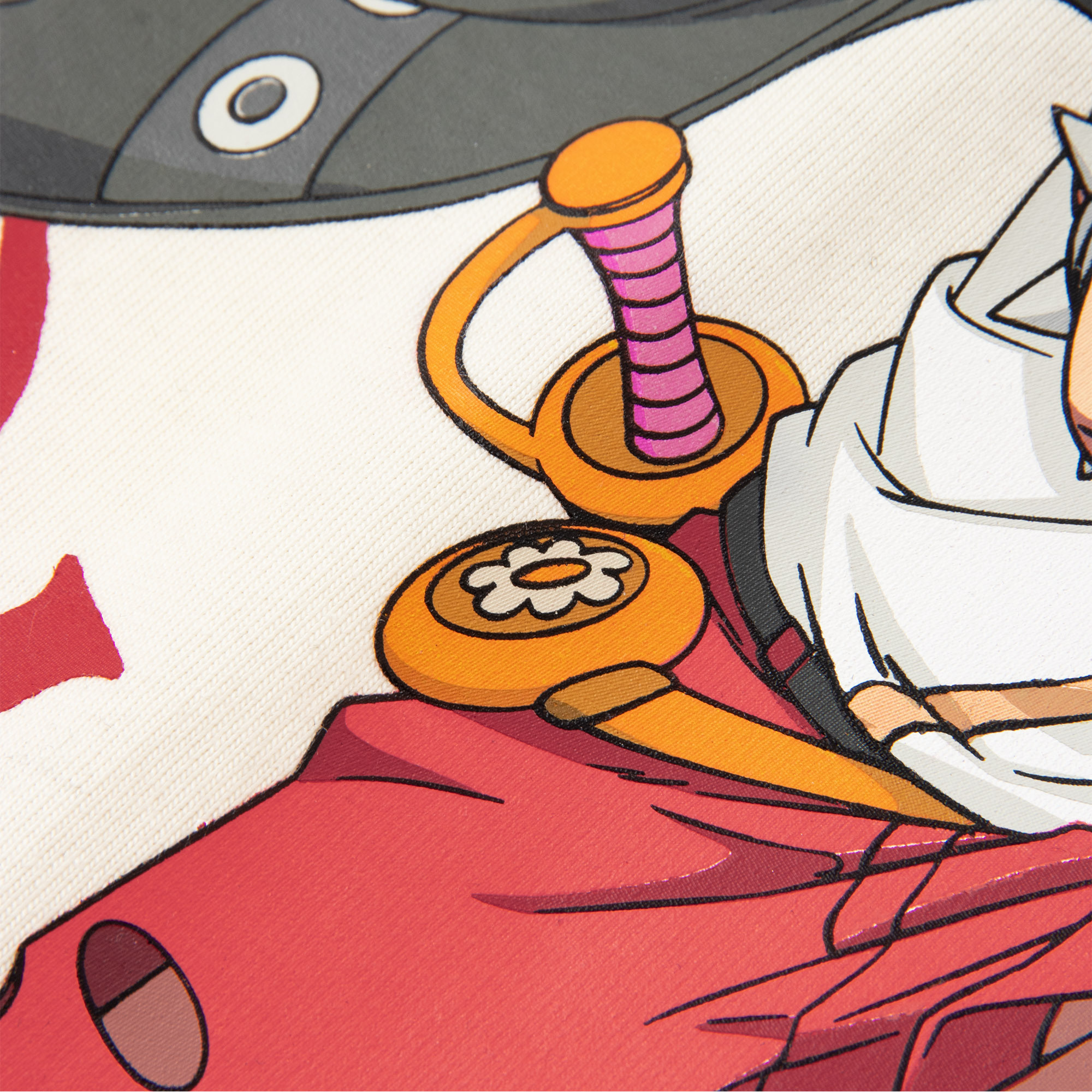 Áo Thun DirtyCoins x One Piece Film:Red Luffy T-shirt - Cream