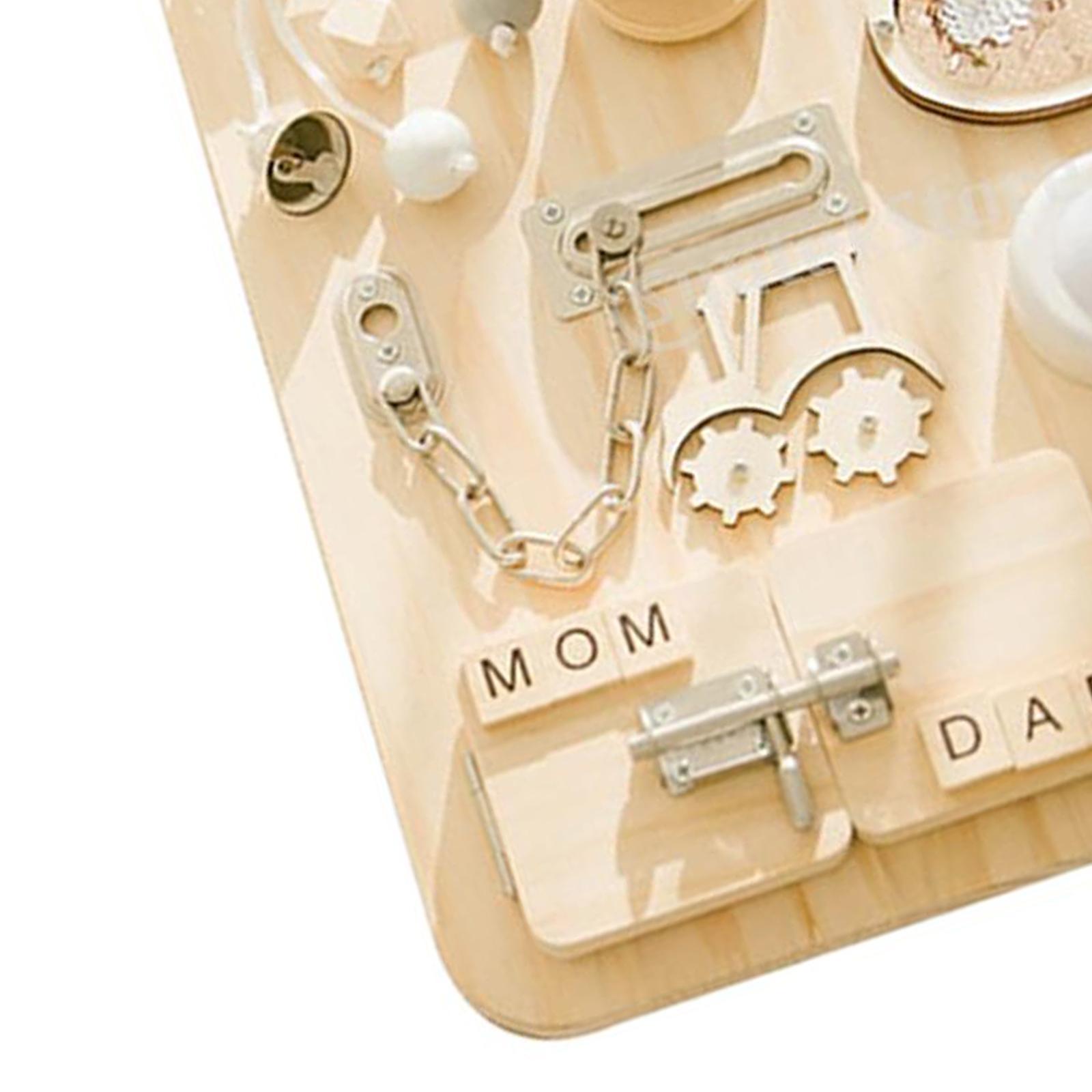 Montessori Toys Busy Board Toddlers Sensory Boards  Wooden for Kids