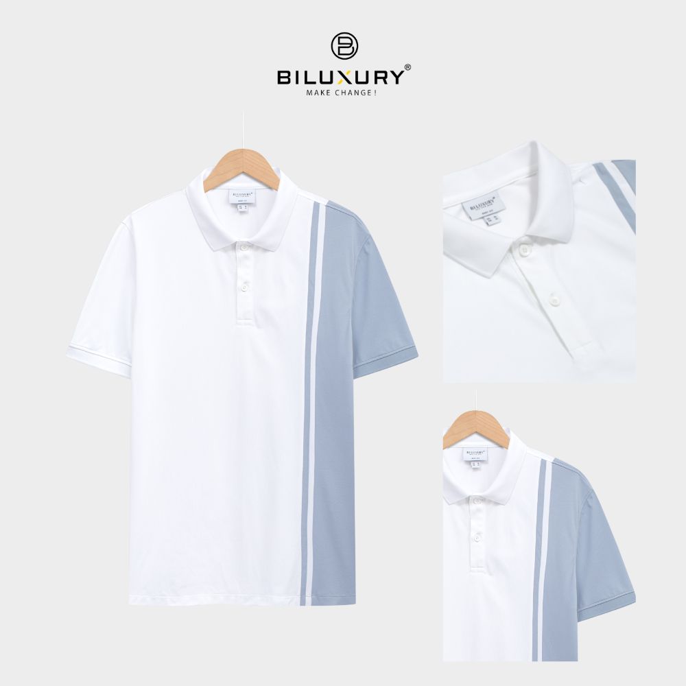 Áo polo nam Biluxury 7APCT005XAH form slimfit ôm vừa tôn dáng trẻ trung năng động