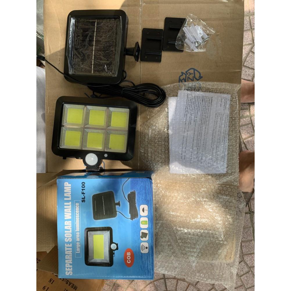 Đèn Led Năng Lượng Mặt Trời cảm biến chuyển động 150W 120 mắt COB Ngắn