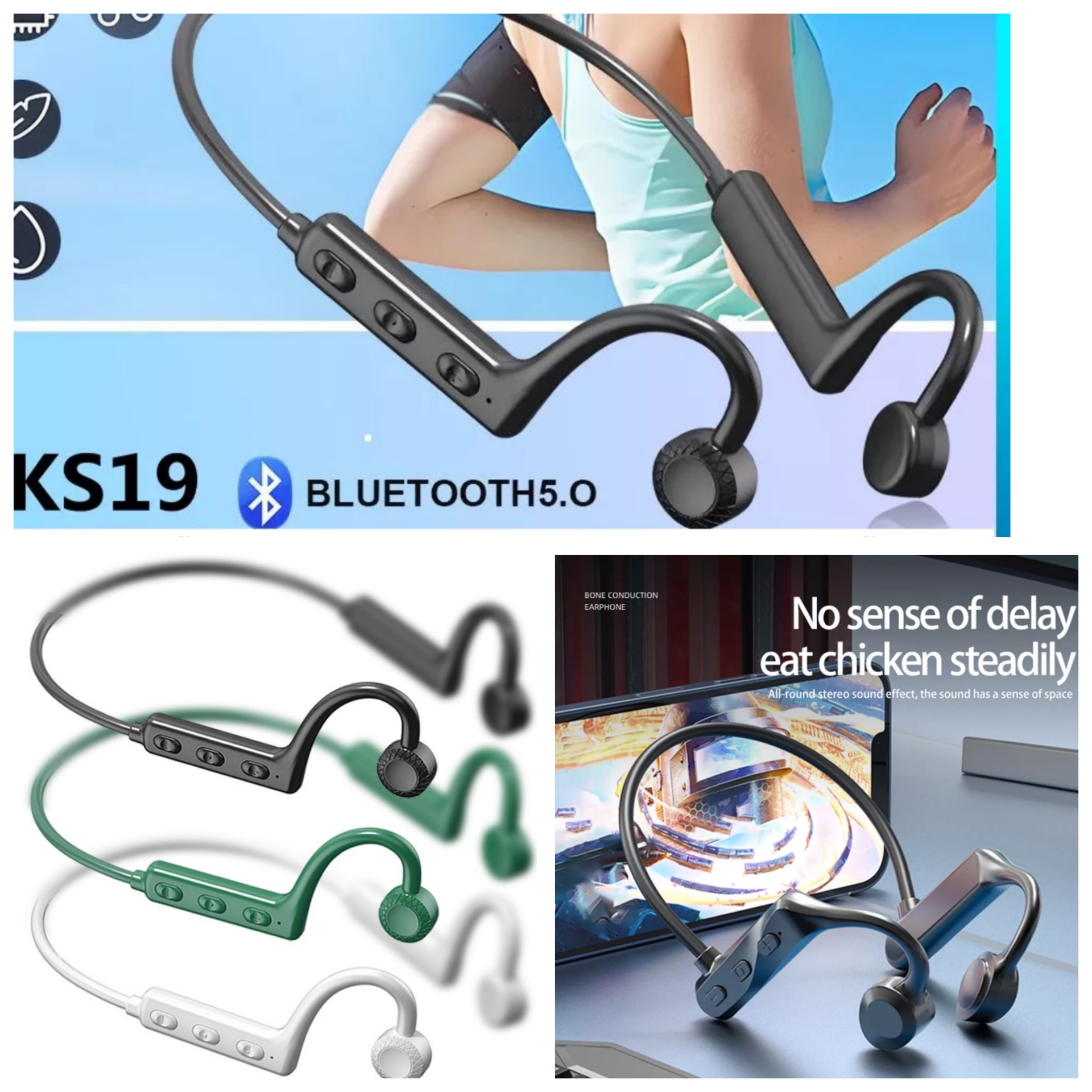 TAI NGHE BLUETOOTH DẪN XƯƠNG CHỐNG NƯỚC THÔNG MINH