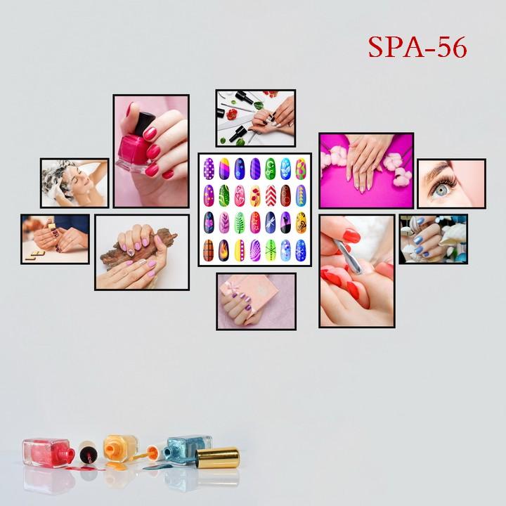 Tranh spa, tiệm tóc, salon, nail giá rẻ