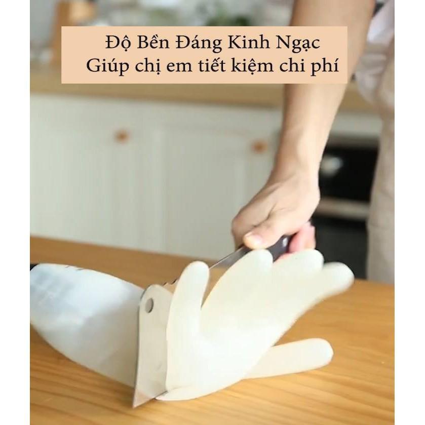 Găng tay cao su trắng siêu dai chất liệu an toàn