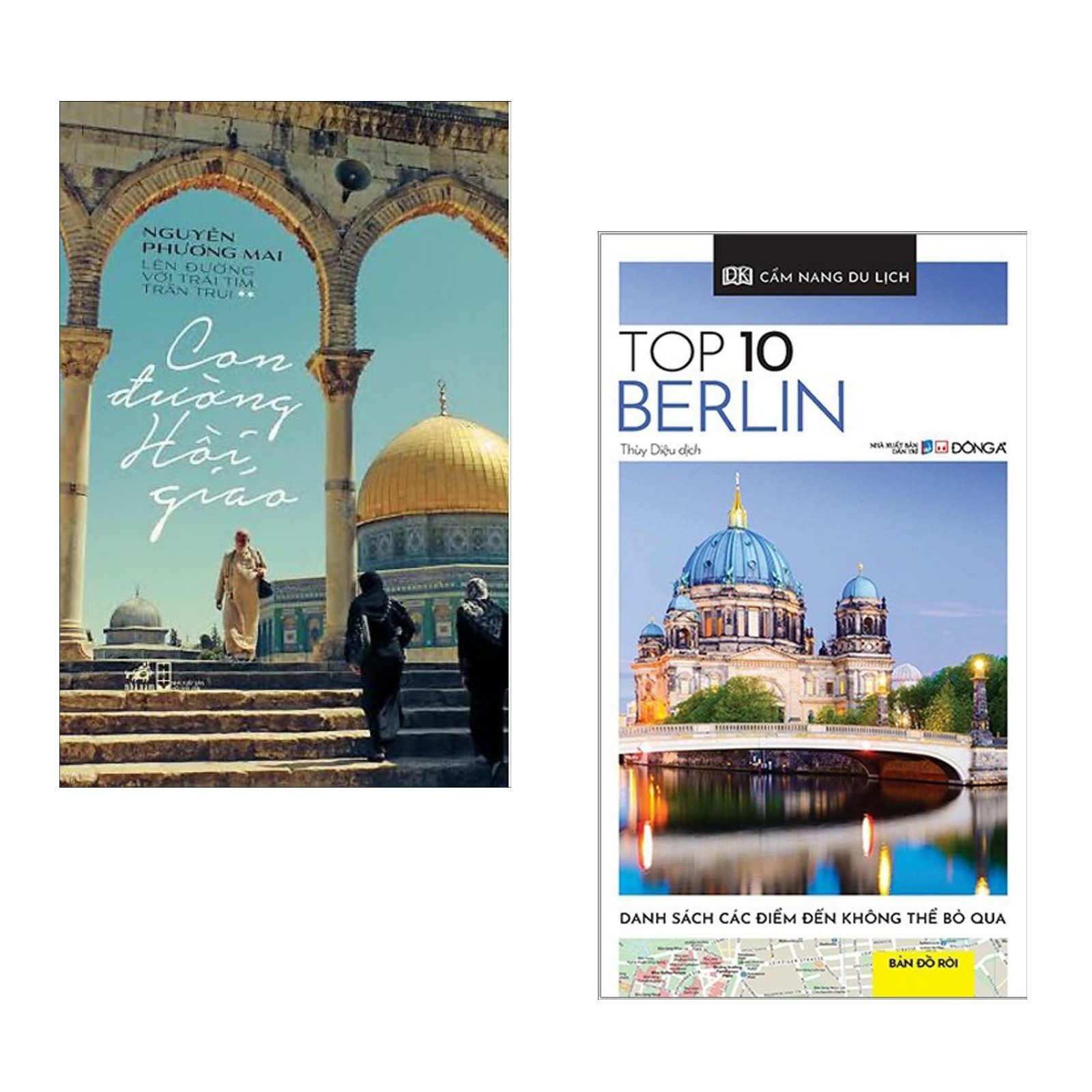 Combo 2 Cuốn Về Du Lịch ,Văn Hóa : Con Đường Hồi Giáo + Cẩm Nang Du Lịch - Top 10 Berlin