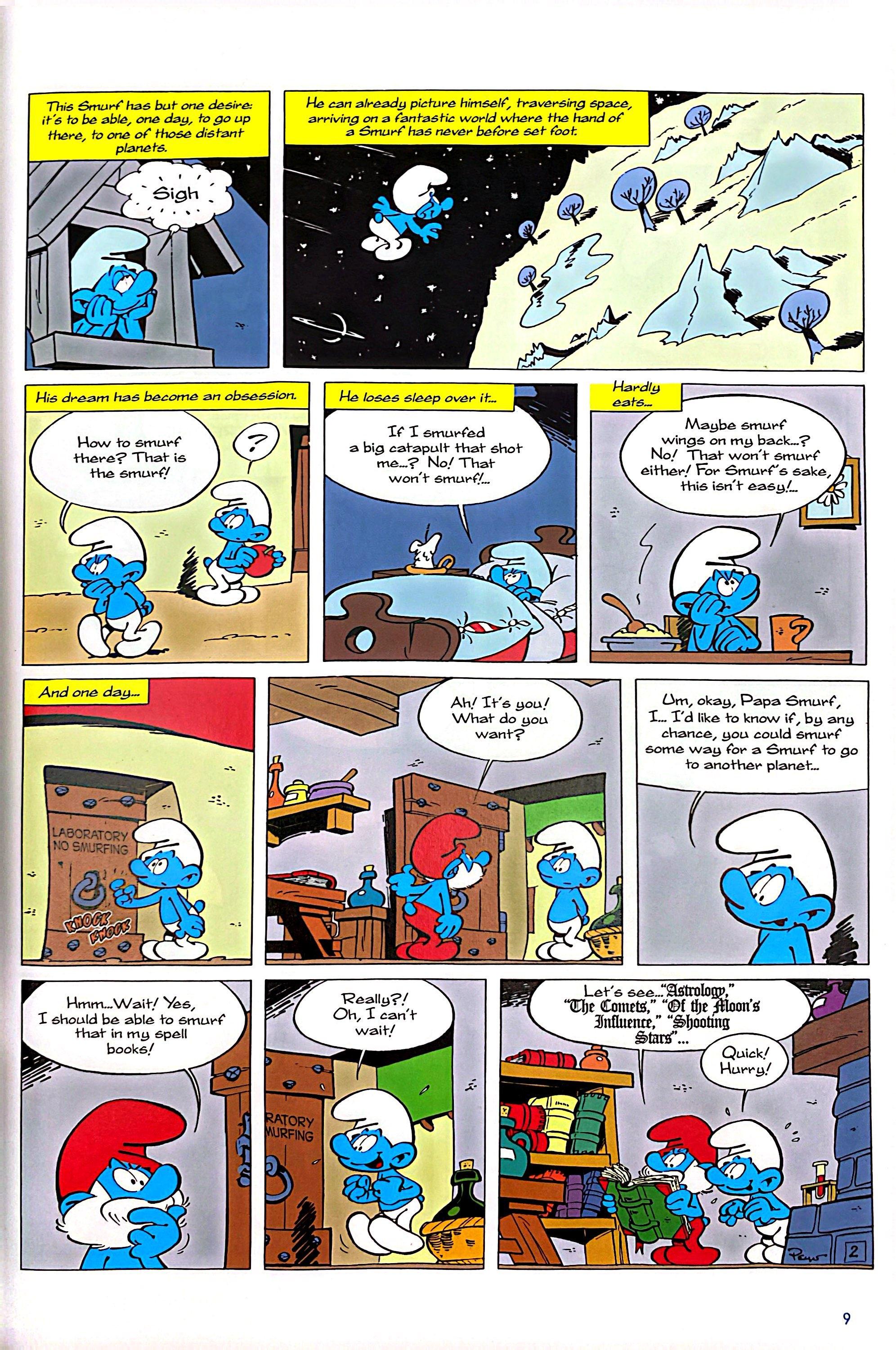 Sách ngoại văn: The Smurfs 3-In-1 #3: The Smurf Apprentice, The Astrosmurf, And The Smurfnapper