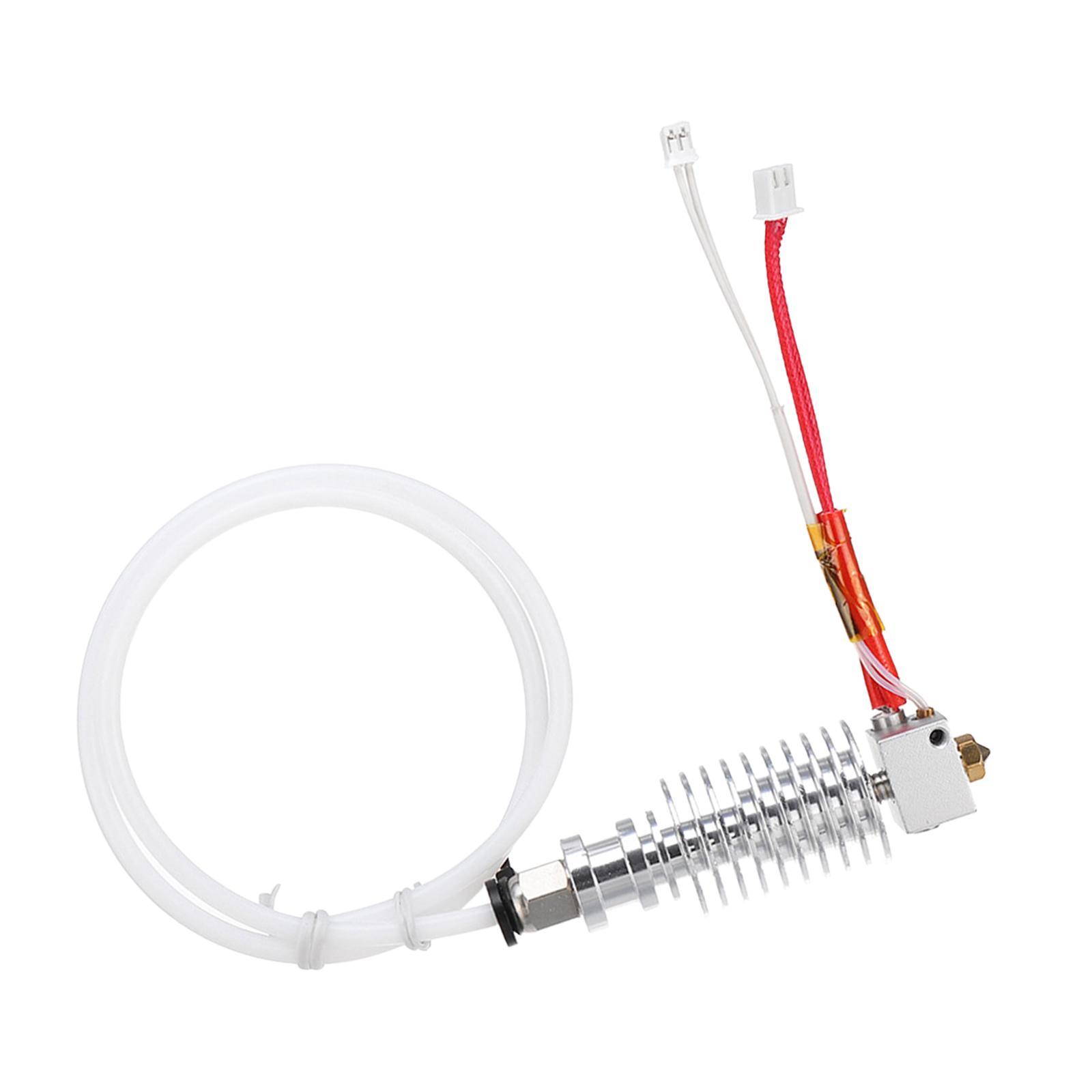 V5 Hot End Extruder Head Kit, 1.75mm 3D Printer Parts, 0.4mm Nozzles Hot End 12V 3D Printing, for i3 MEGA