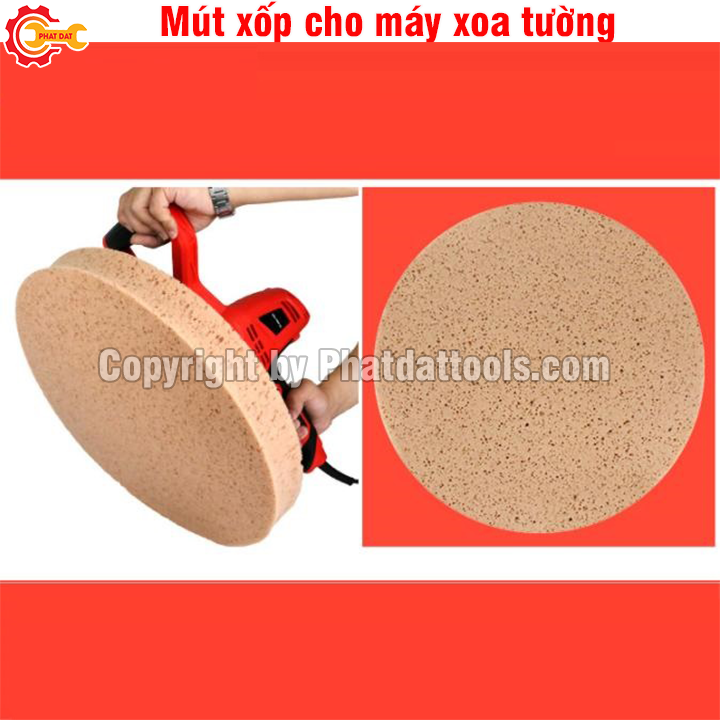 Đế mút xốp cho máy xoa vữa