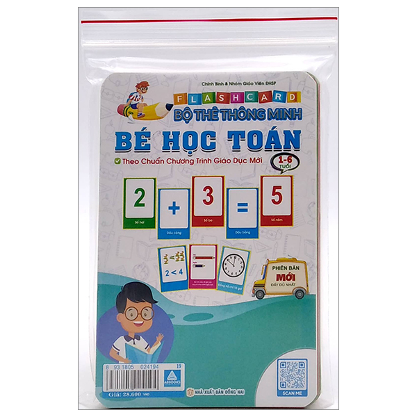 Flashcard - Bộ Thẻ Thông Minh - Bé Học Toán