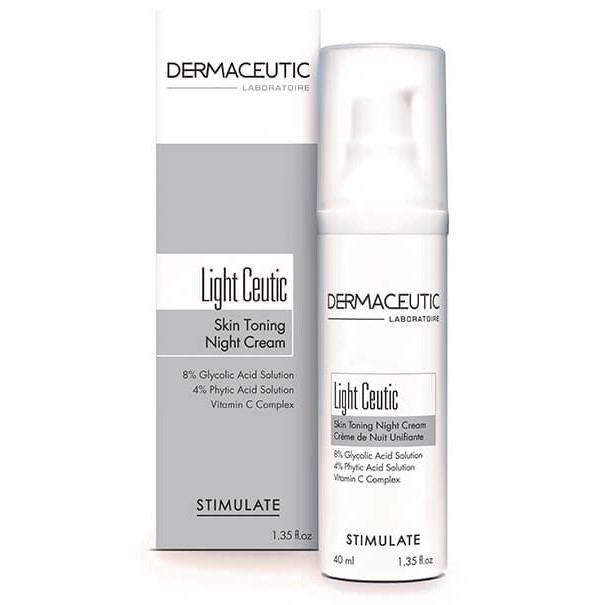 Kem dưỡng trắng sáng da ban đêm Dermaceutic Pháp - Light Ceutic