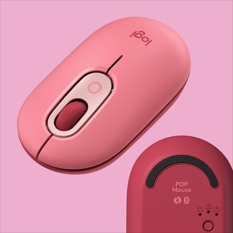 Chuột không dây Logitech POP Mouse - Giảm ồn - Nút Emoji Tùy Chỉnh - Hàng Chính Hãng