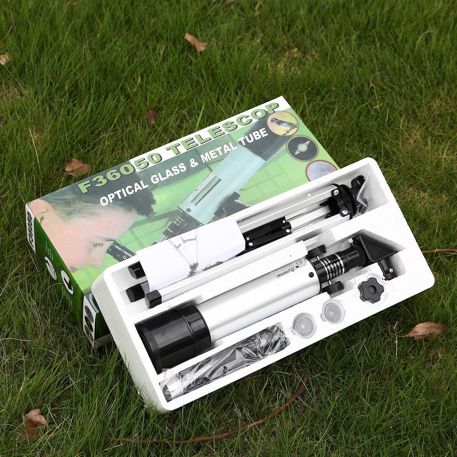 F36050 Astronomical Reflector Telescope Set W/ Tripod for Kids Beginners