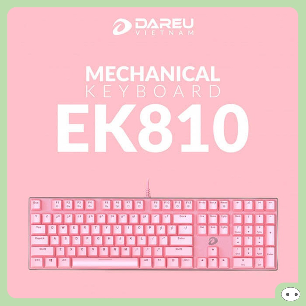 Bàn phím cơ Gaming Dareu EK810 Multi Led (Hàng chính hãng, BH 24 tháng