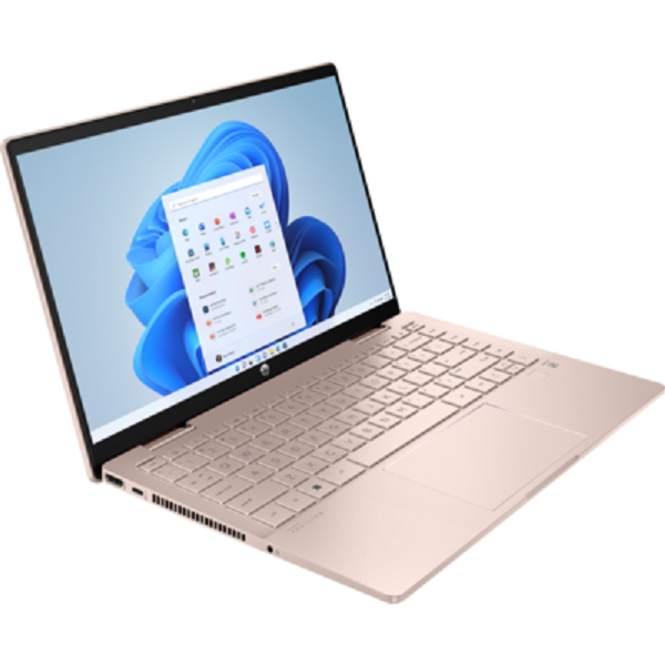 Laptop HP Pavilion x360 2-in-1 14-ek0055TU 6L293PA (Vàng) (Tặng kèm chuột Zadez M-331) - Hàng chính hãng