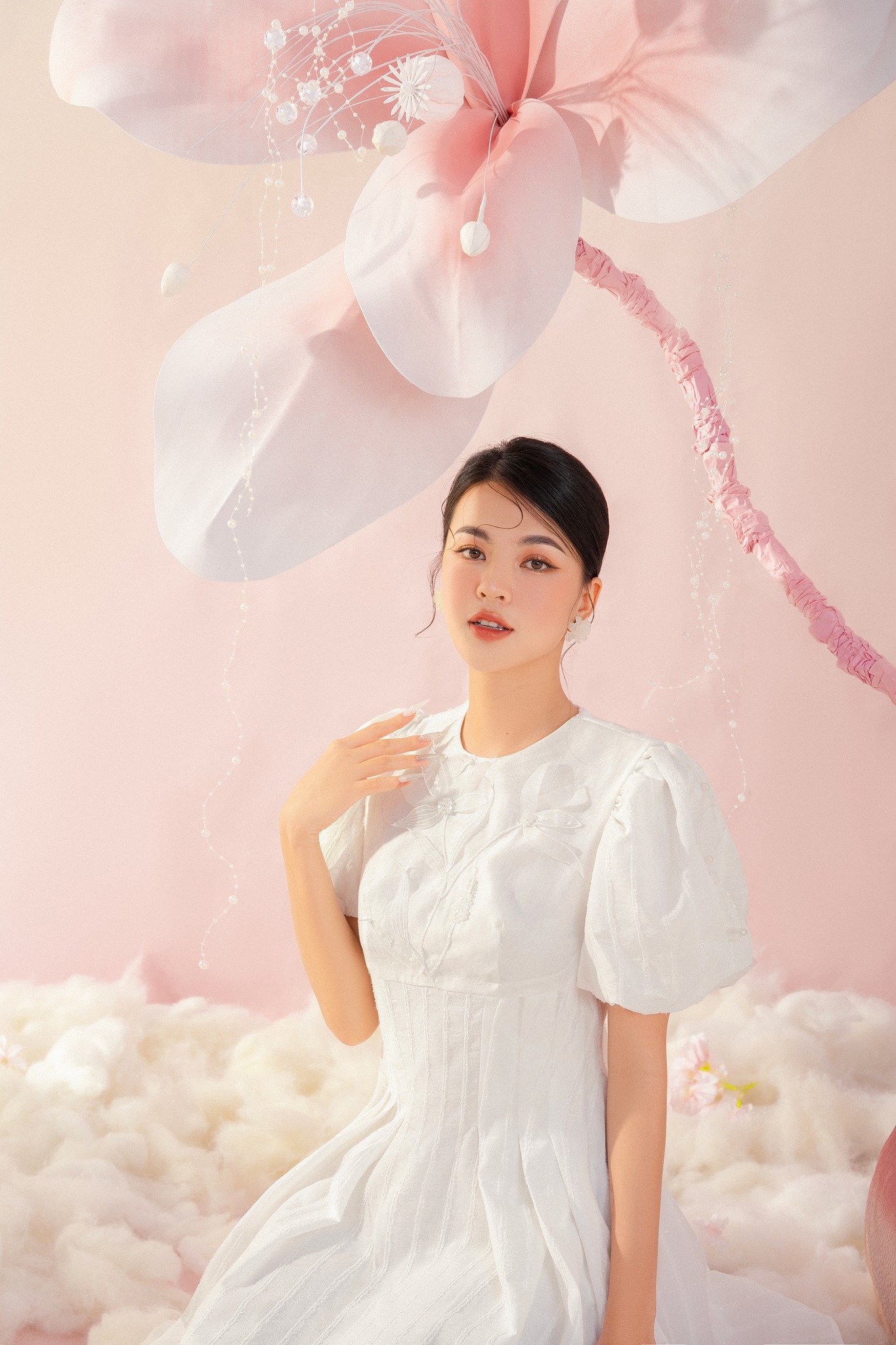 OLV - Đầm Rory Pleated Embro