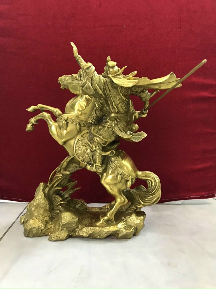 Decor trang trí - Quan công cưỡi ngựa