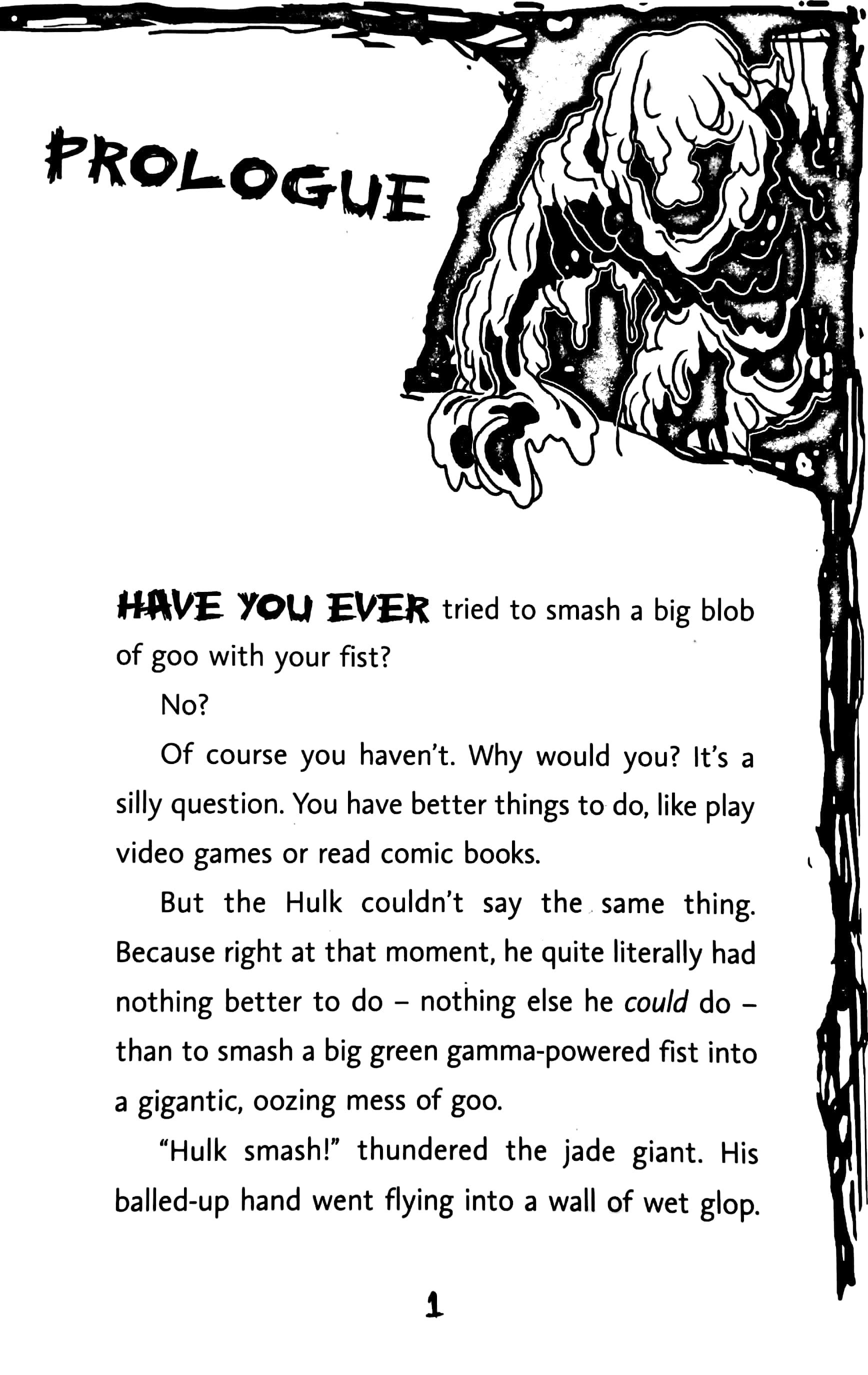 HULK: Beware the Glop (Monsters Fiction Marvel)