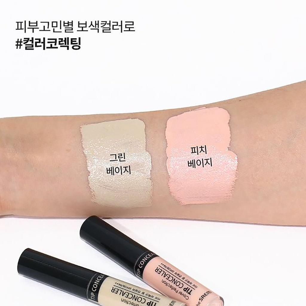 Kem che khuyết điểm The Saem Cover Perfection Tip Concealer (6.5g)