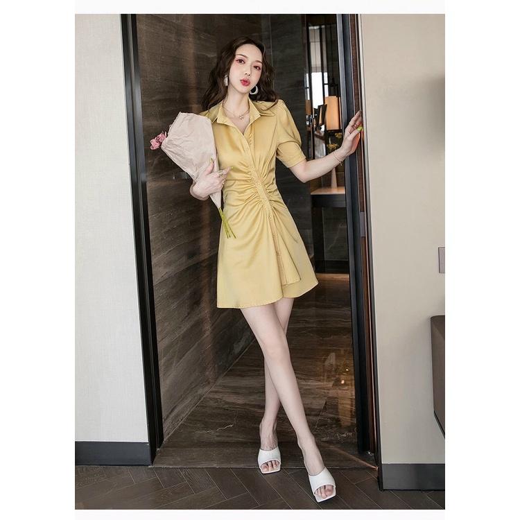 Set kiểu quần short áo nhún eo thời trang